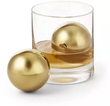 Philippi Collins Eiskugeln golden, 2er-Set (227001)