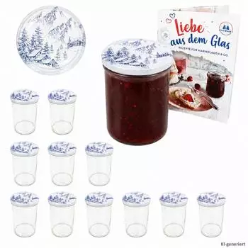 MamboCat Sturzglas 435ml To 82 Alpen Deckel, 12er Set