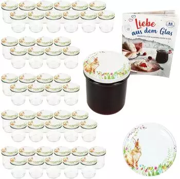 MamboCat Sturzglas "Osterfreude" 350ml, 50er-Set mit Deckel (4251967527772)
