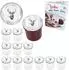 MamboCat Alois Hirsch Sturzglas 350ml mit Twist-Off-Deckel TO 82, 12er-Set (4251967520537)