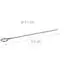 Relaxdays Rouladennadeln Edelstahl 11cm, 100er-Set
