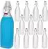 MamboCat Swing Vierkant-Bügelflaschen 12er Set, 1L, Frozen-Glas (4251967521862)