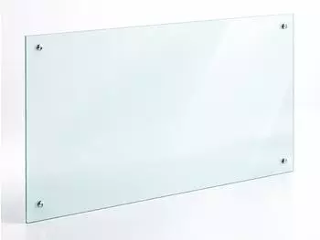 VCM Esilo K&uuml;chenr&uuml;ckwand Spritzschutz ESG Hartglas mattglas 100x60cm