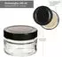 MamboCat Marmeladenglas 12er-Set 106ml, Hochrandglas, Deckel schwarz (TO70)