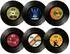 Winkee Vinyl Rock Untersetzer