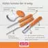 Zenker Happy Halloween Baking Kürbis Schnitz-Set, 4-tlg., orange