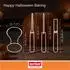 Zenker Happy Halloween Baking Kürbis Schnitz-Set, 4-tlg., orange
