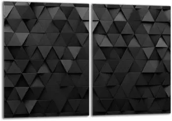 OEM Glasschutzplatte für Herd 2x40x52cm, schwarz (darhaus_5903515759348)