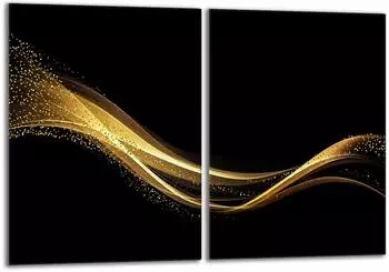OEM Glasschutzplatte für Herd 2x40x52cm, schwarz (darhaus_5903515752943)