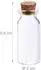 Relaxdays Mini-Glasflaschen mit Korken, 144er-Set
