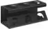 Songmics Flaschenhalter Abtropfgestell für 3/4 Flaschen, Stahl, schwarz
