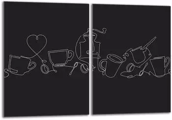OEM Glasschutzplatte für Herd 2x40x52cm, schwarz (darhaus_5903515751540)