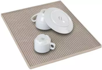 Wenko Abtropfmatte Maxi Kunststoff beige 40x30cm (54718100)