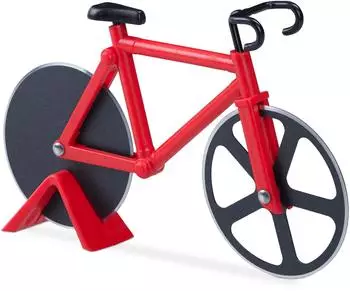 Relaxdays Fahrrad-Pizzaschneider, bunt, 2er-Set (10049834_0)