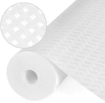 LuxusKollektion Schubladenmatte wasserdicht, rutschfest, weiß, 30,5cm x 300cm