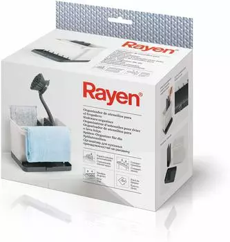 Rayen Sp&uuml;lenorganizer, Kunststoff, anpassbare F&auml;cher (2117)