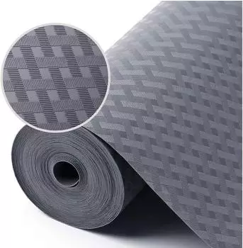LuxusKollektion Schubladenmatte EVA rutschfest wasserdicht 44,5x200cm, grau