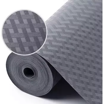 LuxusKollektion Schubladenmatte Antirutschmatte EVA 44,5x1000cm, grau