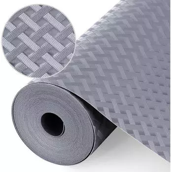 LuxusKollektion Schubladenmatte, wasserdicht, rutschfest, grau, 50x600cm