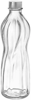 Bormioli Rocco Aqua Glaswasserflasche mit Schraubverschluss 0,75l, transparent (Aqua)
