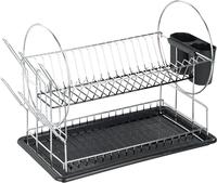 Metall Abtropfgestell Mit Besteckkorb Und Tassenhalter - 50 X 36 Cm - Geschirr