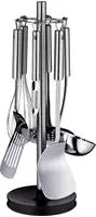 WMF Profi Plus K&uuml;chenhelfer-Set, 7-teilig, Utensilienst&auml;nder mit Sch&ouml;pfl&ouml;ffel,
