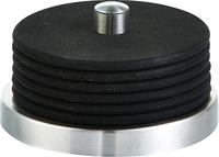 Zeller 27224, Zeller Untersetzer schwarz, silber 10,0 cm 7-tlg.