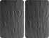 Schiefer schwarz: Wenko Abdeckplatten 2er Set