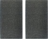 26255 Herdabdeck-/schneideplatten 'granit', 2-er Set, Glas, Anthrazit - Zeller