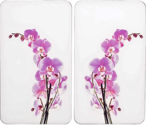 Wenko Abdeckplatten 2er Set Orchideenblüte