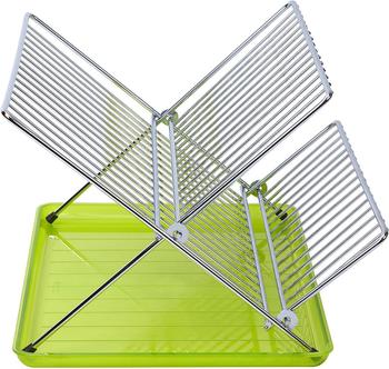 Sauvic Geschirrständer klappbar grün (89040)