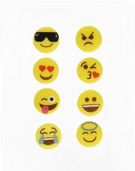 VinBouquet Glasmarkierer-Set Emoticons