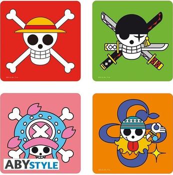 ABYstyle Untersetzer 4er Set Logo One Piece