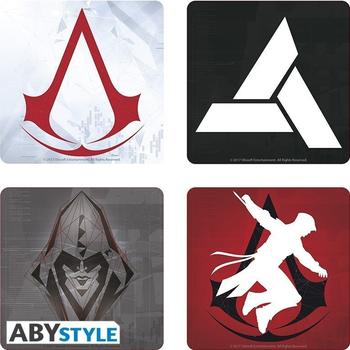 ABYstyle Untersetzer 4er Set Symbole Assassin's Creed