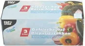 Papstar Gefrierbeutel 3,0 l 1 Pack = 75 St.