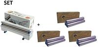SET Effizienter Wrapmaster Spender WM4500 und + 3 Pack. Frischhaltefolie 4500