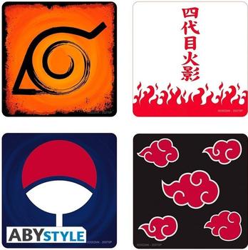 ABYstyle Untersetzer 4er Set Sinnbild Naruto