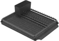 Brabantia 117404 - Abtropfer - Rack - Tisch - Geschirrsp&uuml;lmittel - Grau - Rechteck
