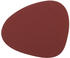 LINDDNA Platz-Set Nupo CURVE 37 x 44 cm Leder rot