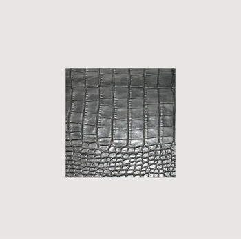 daff leatheriXX Set Gator slate Tischset 10 x 10 cm (grau)