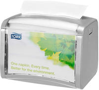 TORK&reg; Serviettenspender Xpressnap&reg;, Kunststoff, 20,1 x 15 x 15,5 cm, hellgrau, Sie