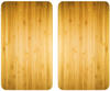 WENKO Herd-Abdeckplatte »Universal Holz-Optik«, (Set, 2 tlg.)