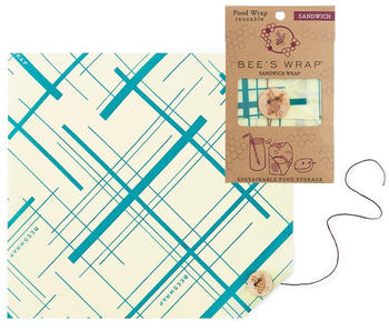 Bee's Wrap Bienenwachstuch Sandwich 33 x 33 cm Geometrie
