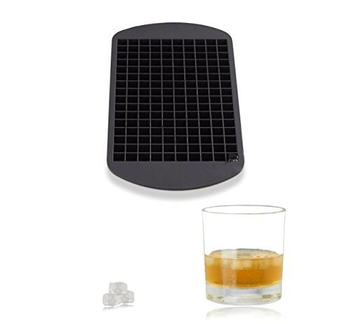 Watex Relaxdays Eiswürfelform aus Silikon für 1 cm Eiswürfel schwarz
