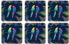 Pimpernel Parrot Glasuntersetzer 6er Pack blau