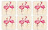 Pimpernel Flamingo Glasuntersetzer 6er Pack Rosa