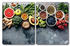 Kesper XL Herdabdeckplatte, 36643 13, Motiv: Healthy Kitchen, Maße: 50 x 38,5 x 0,8 cm