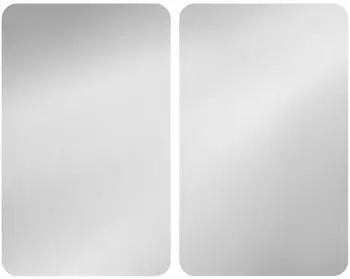 Wenko Abdeckplatten 2er Set Universal silber 43515/60x