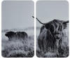 WENKO Herd-Abdeckplatte »Highland Cattle«, (Set, 2 tlg.), für alle Herdarten