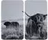 HIGHLAND Cattle: Wenko Abdeckplatten 2er Set